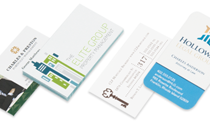 Offset Printing Business Cards, Rounded Business Cards, Edge Painted Cards